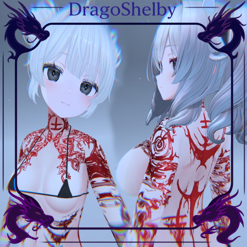 🩸Bleeding Vision Tattoo Pack/ブリーディングビジョンタトゥーパック🩸