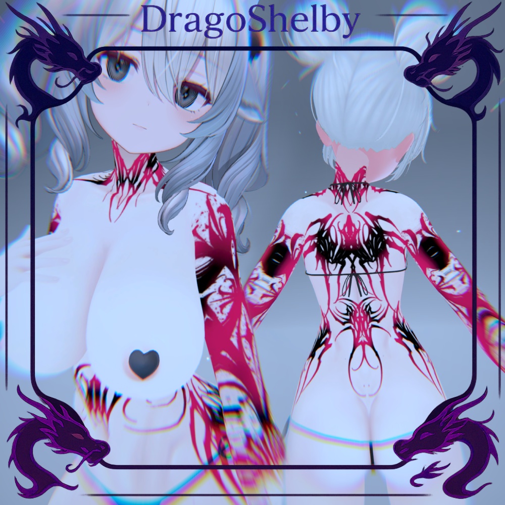 💀Infernal Flow Tattoo Pack/インフェルナル・フロー・タトゥーパック💀