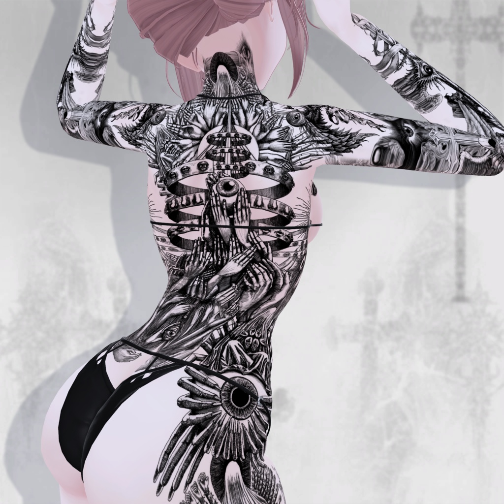 🕊️Divine Sorrow Lumina Tattoo / ディヴァイン・ソロウ ・ルミナ ・タトゥー🕊️