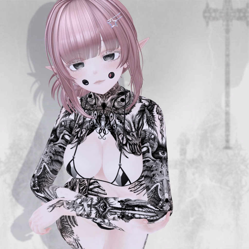 🕊️Divine Sorrow Lumina Tattoo / ディヴァイン・ソロウ ・ルミナ ・タトゥー🕊️