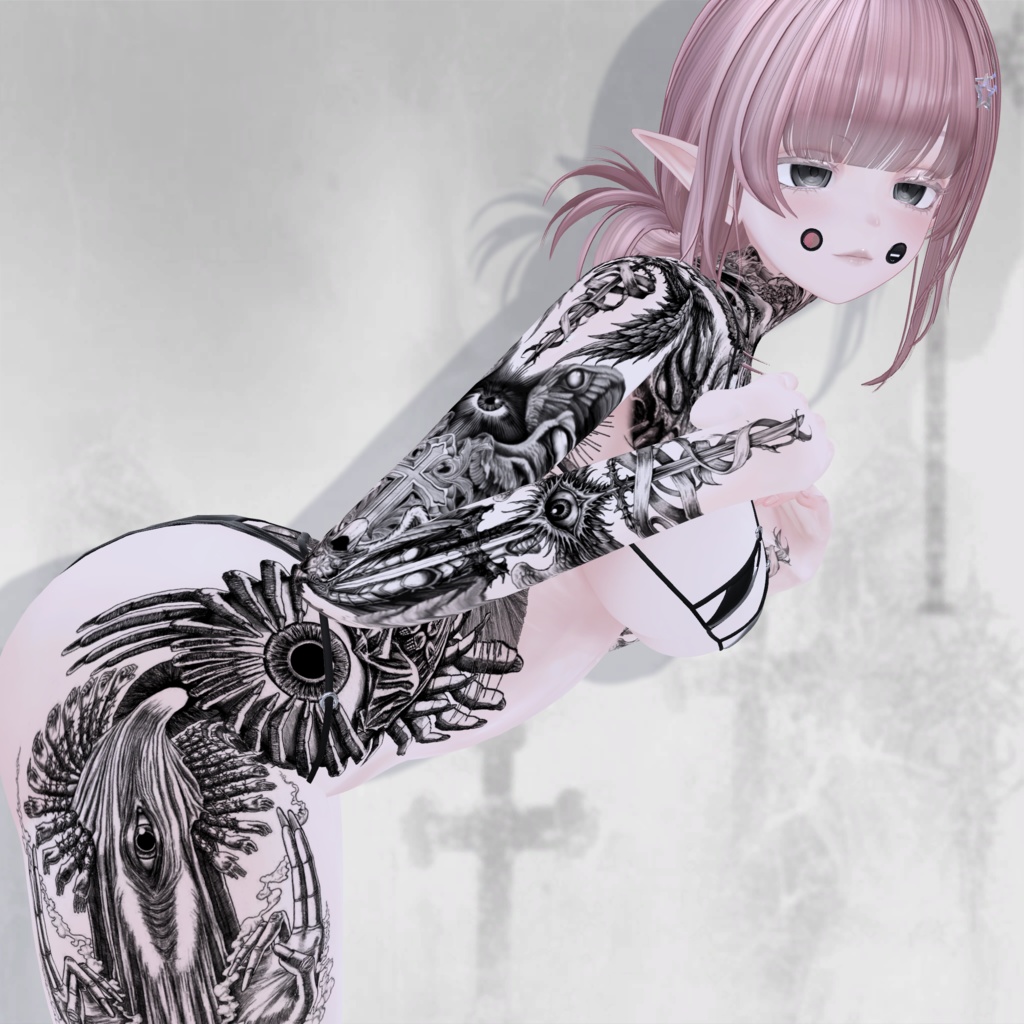 🕊️Divine Sorrow Lumina Tattoo / ディヴァイン・ソロウ ・ルミナ ・タトゥー🕊️