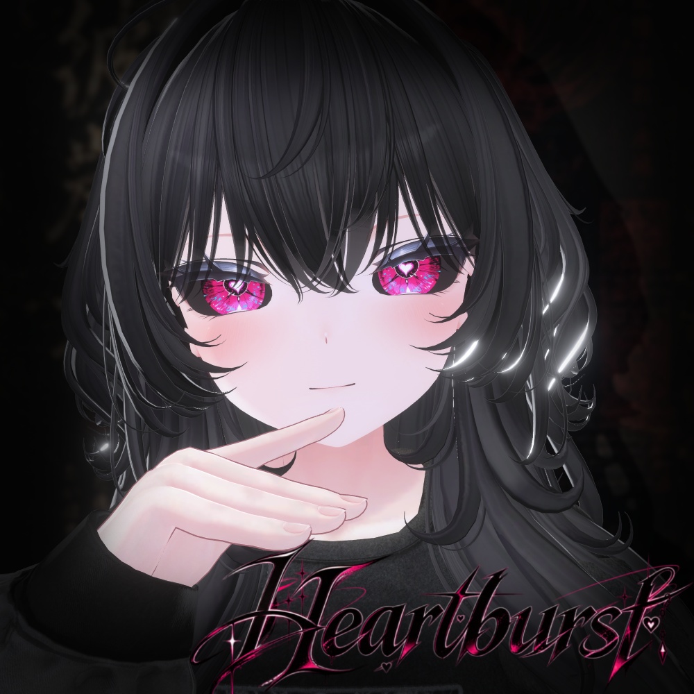 💗 Heartburst Eyes Full Pack 12 Avatars/ハートバーストアイズ フルパック 12アバター対応💗