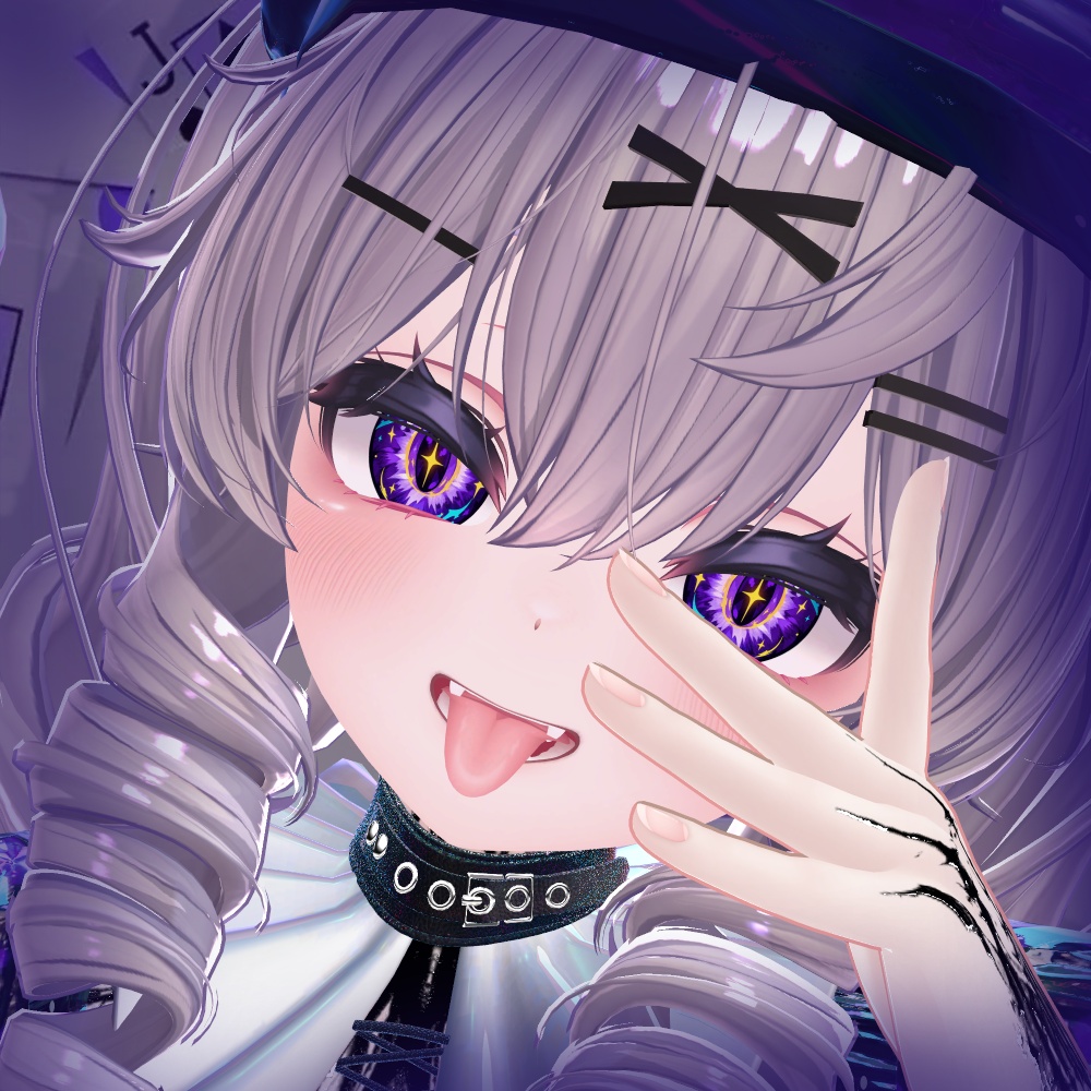 💜Starry Kiss — Eye Texture Pack for 14 Avatars/Starry Kiss — 14アバター対応アイテクスチャパック💜