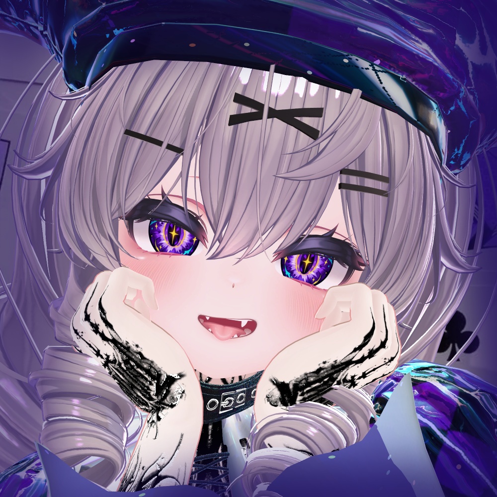 💜Starry Kiss — Eye Texture Pack for 14 Avatars/Starry Kiss — 14アバター対応アイテクスチャパック💜