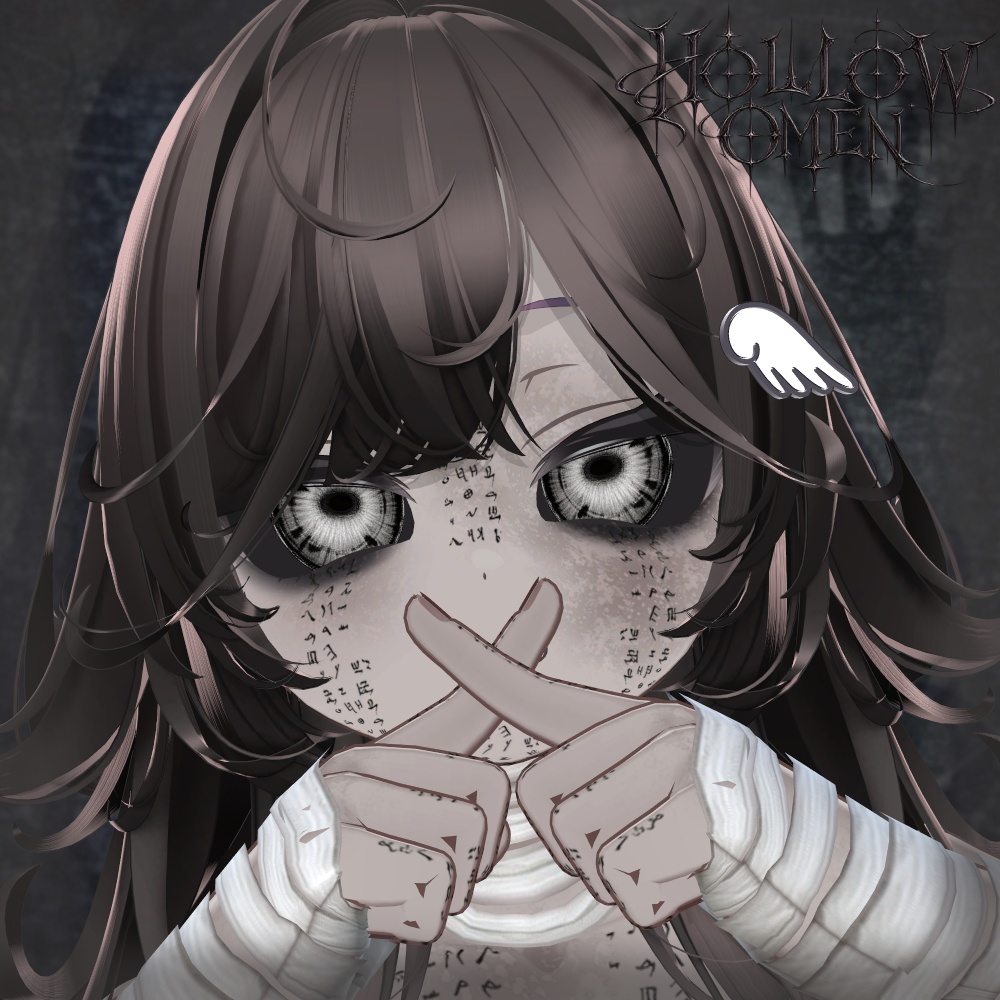 💀HOLLOW OMEN Texture Eyes Pack for 14 Avatars / HOLLOW OMEN 14アバター対応 アイテクスチャパック💀