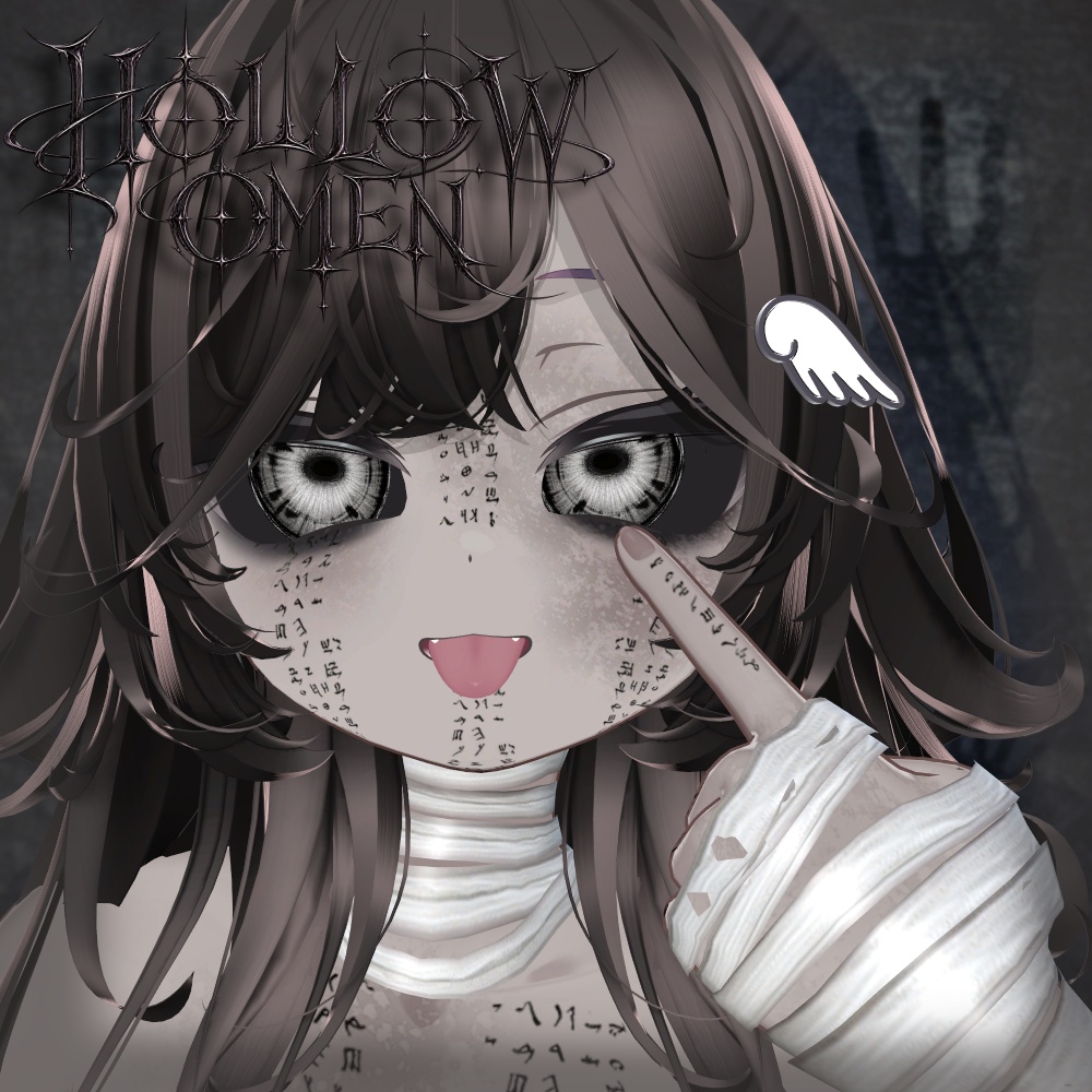 💀HOLLOW OMEN Texture Eyes Pack for 14 Avatars / HOLLOW OMEN 14アバター対応 アイテクスチャパック💀
