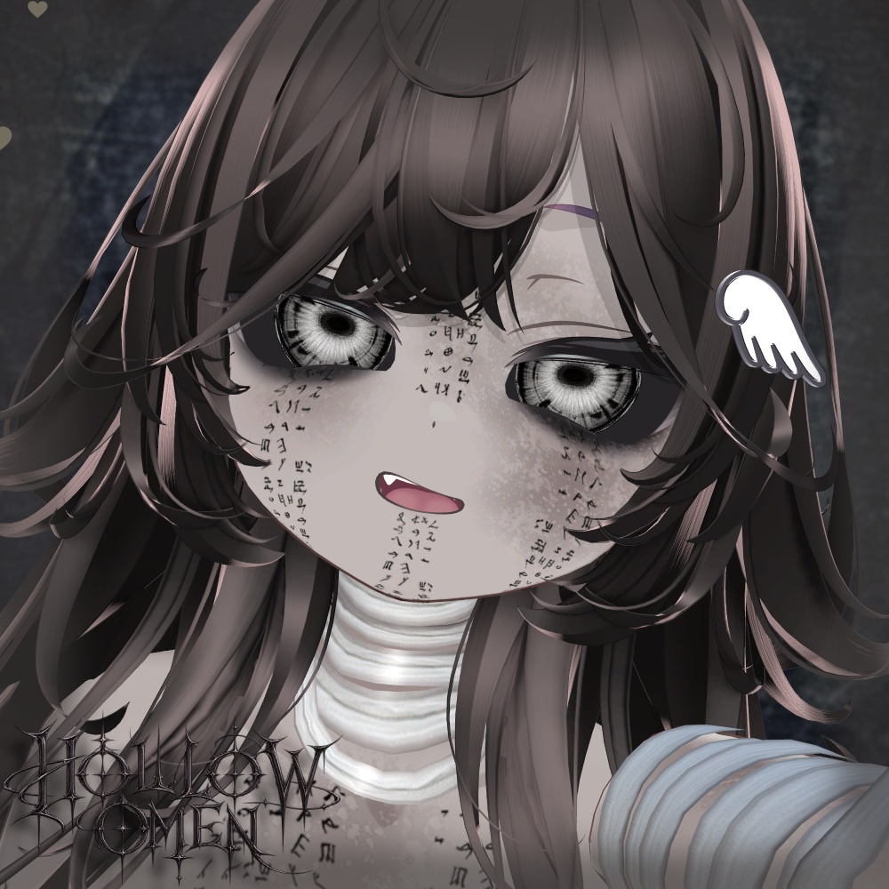 💀HOLLOW OMEN Texture Eyes Pack for 14 Avatars / HOLLOW OMEN 14アバター対応 アイテクスチャパック💀