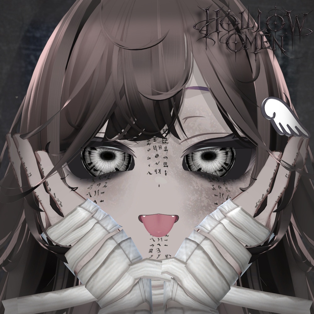 💀HOLLOW OMEN Texture Eyes Pack for 14 Avatars / HOLLOW OMEN 14アバター対応 アイテクスチャパック💀