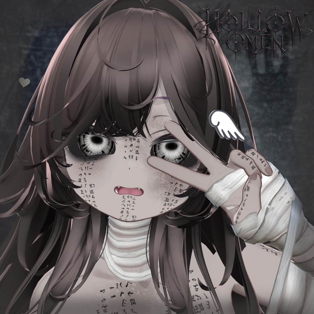 💀HOLLOW OMEN Texture Eyes Pack for 14 Avatars / HOLLOW OMEN 14アバター対応 アイテクスチャパック💀
