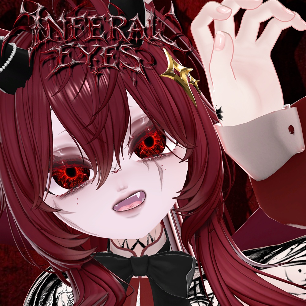 🔥Infernal Animated Eye Textures — For 14 Avatars/インファーナル・アニメーションアイテクスチャ — 14アバター対応🔥