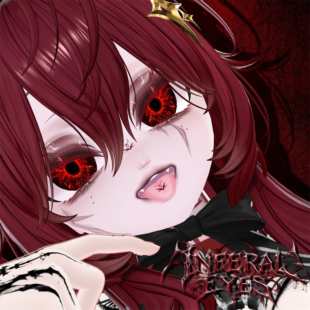 🔥Infernal Animated Eye Textures — For 14 Avatars/インファーナル・アニメーションアイテクスチャ — 14アバター対応🔥