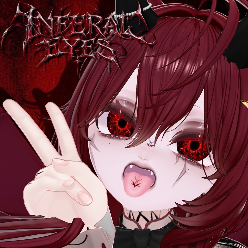 🔥Infernal Animated Eye Textures — For 14 Avatars/インファーナル・アニメーションアイテクスチャ — 14アバター対応🔥