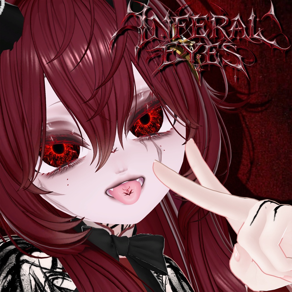 🔥Infernal Animated Eye Textures — For 14 Avatars/インファーナル・アニメーションアイテクスチャ — 14アバター対応🔥