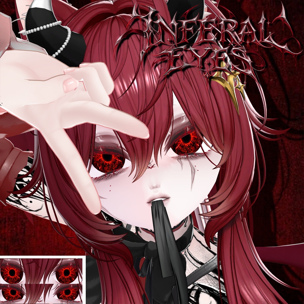 🔥Infernal Animated Eye Textures — For 14 Avatars/インファーナル・アニメーションアイテクスチャ — 14アバター対応🔥