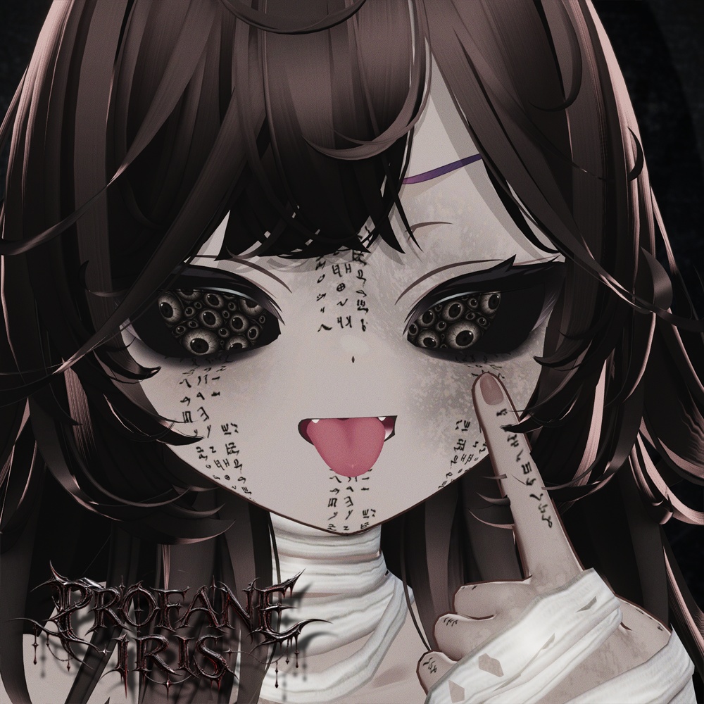 👁️Profane Eyes – Halloween Eye Texture Pack for 14 Avatars/Profane Eyes – ハロウィン向けアイテクスチャパック(14アバター対応)👁️