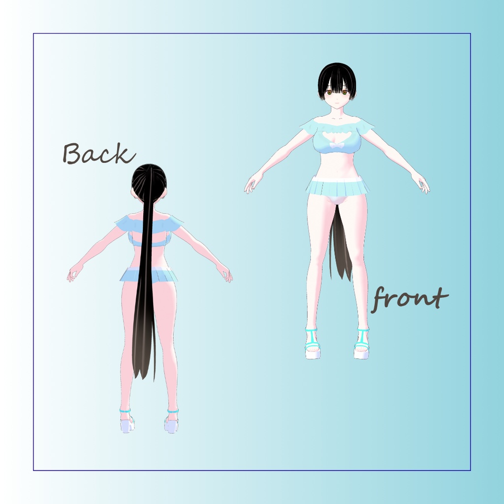 さよ【Vroid・VRM】アバター