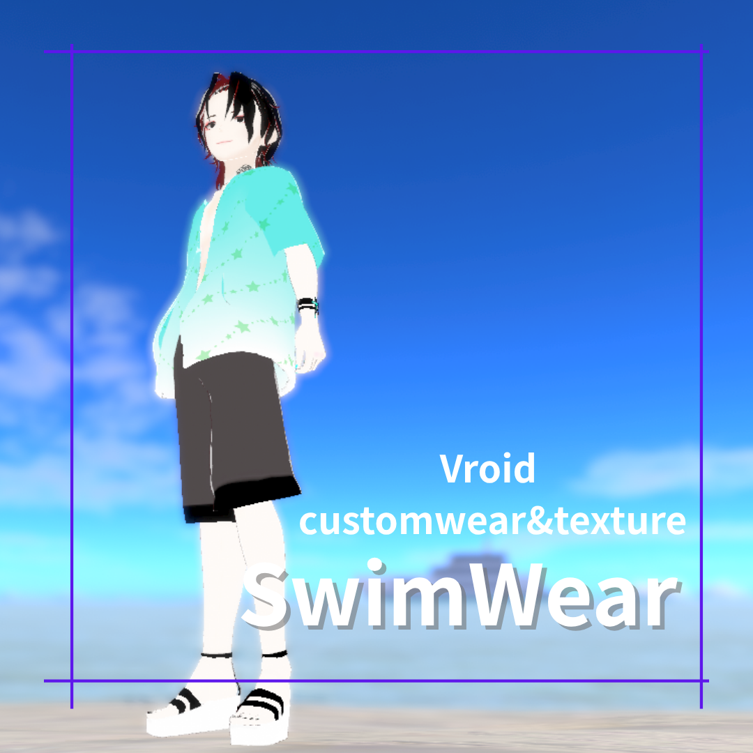 Vroid　メンズ水着 swimwear summerwear