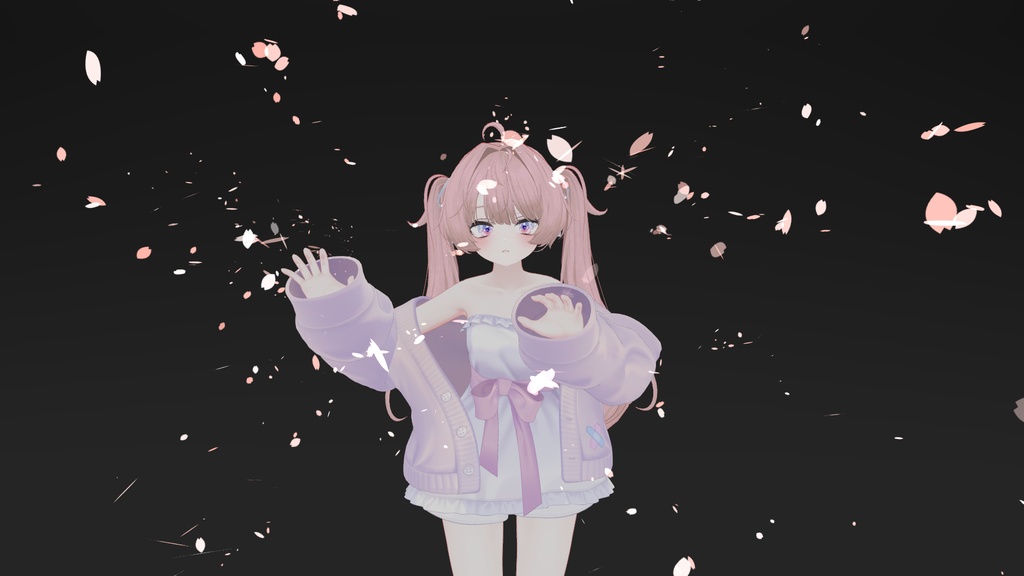 Sakura Particle 桜パーティクル【VRChat想定/MA対応】