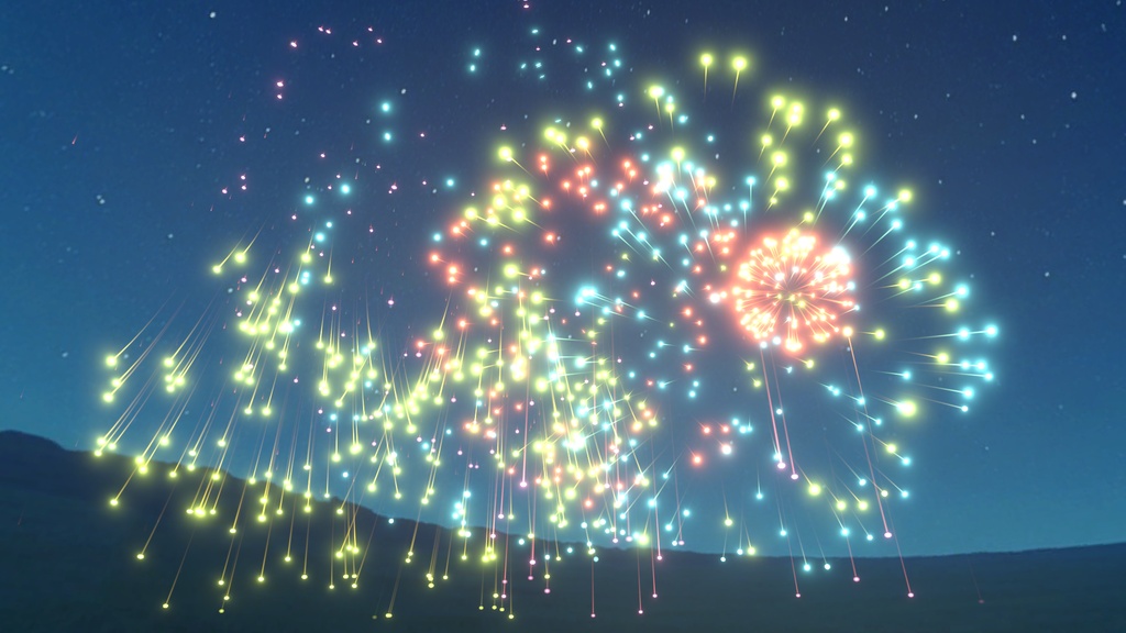 【VRChat】ワールド向け花火シェーダー