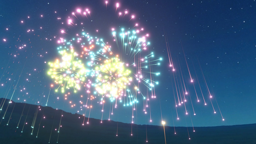 【VRChat】ワールド向け花火シェーダー