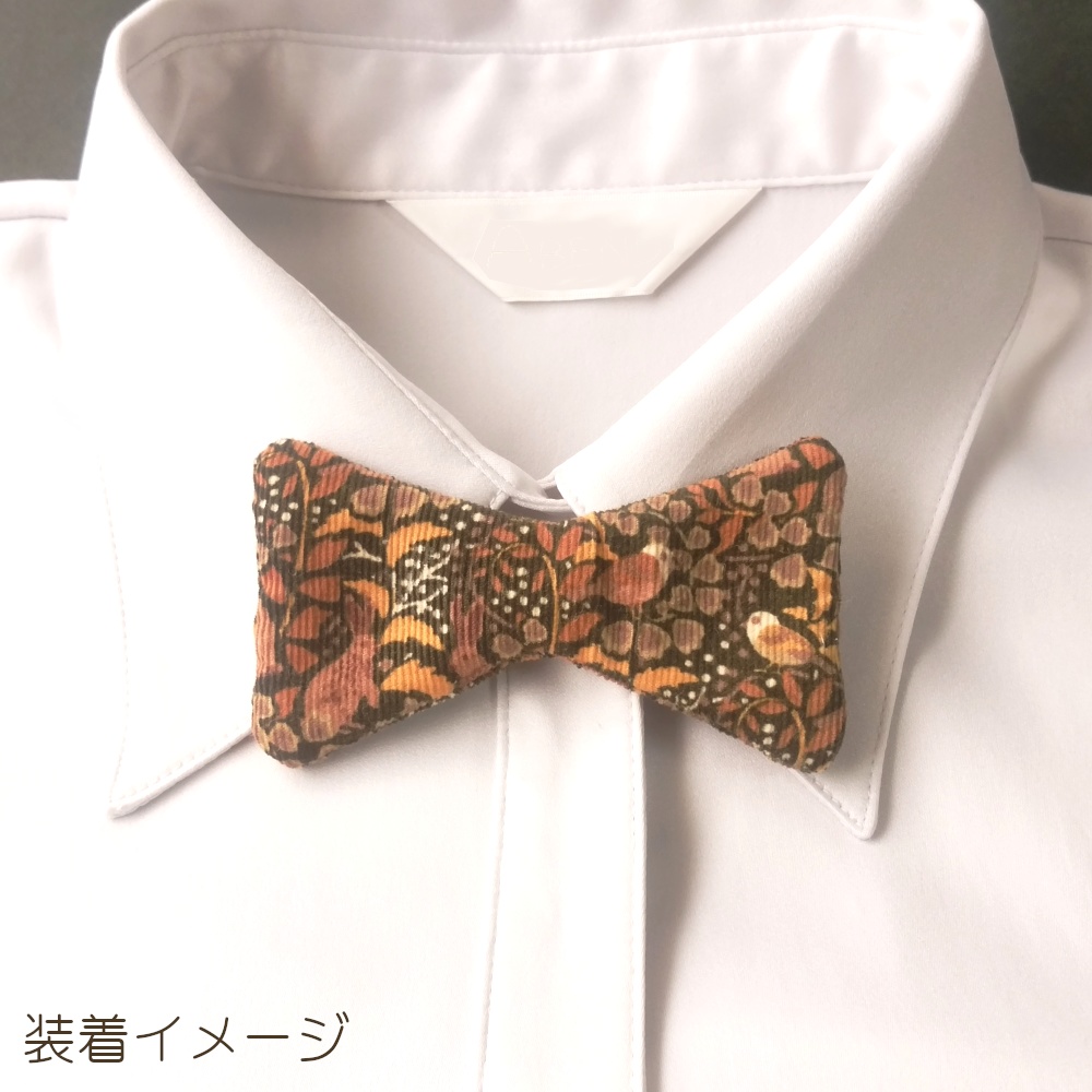 ブローチ「リボン・小鳥の森」BS001