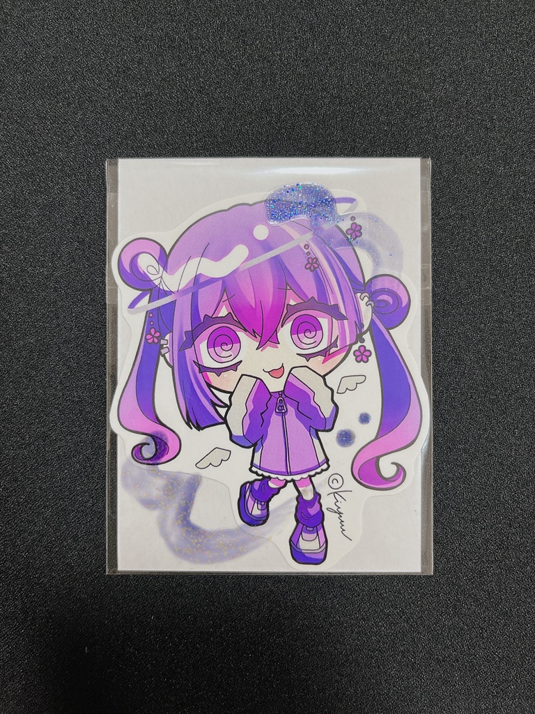 【ステッカー】花言葉とおんなのこ すみれちゃん