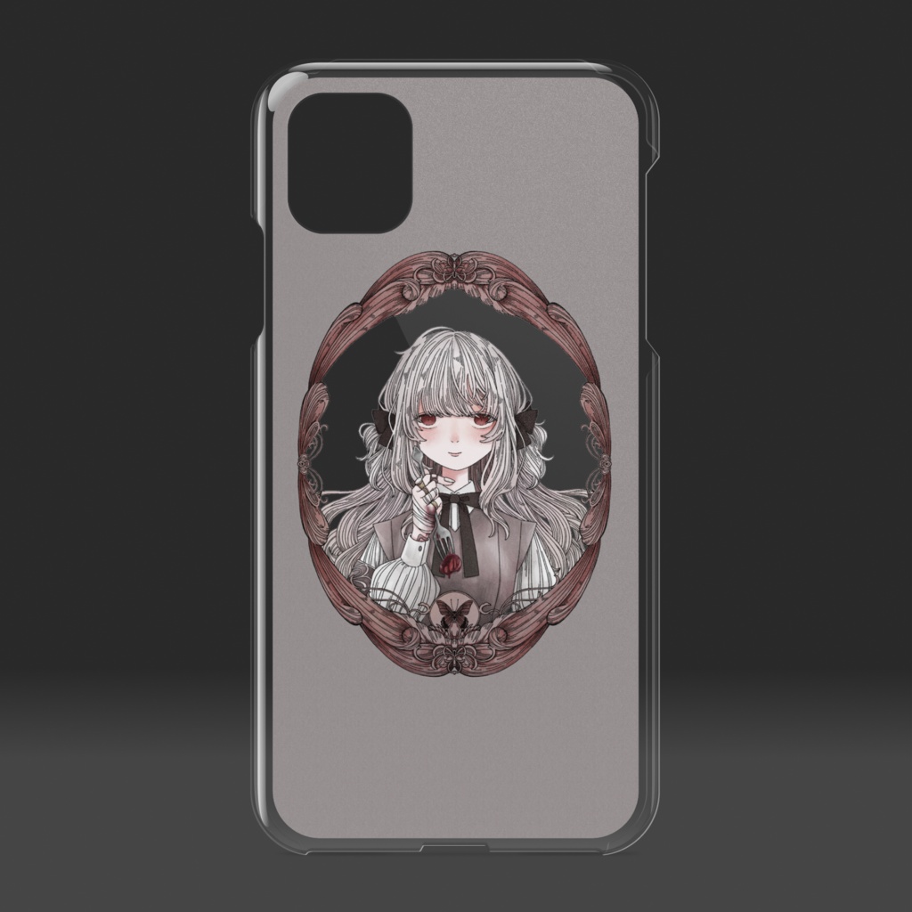 しろいiPhoneケース