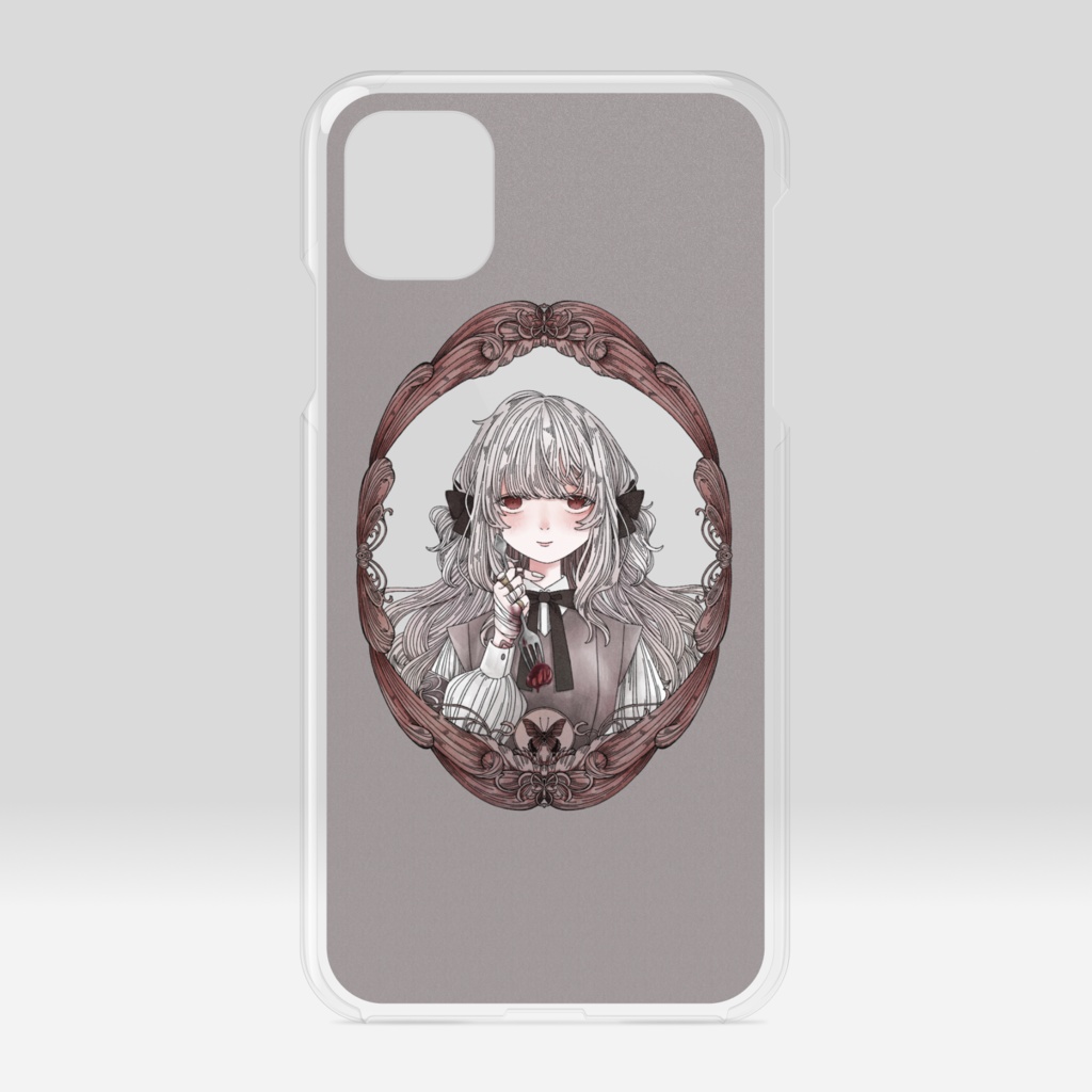 しろいiPhoneケース