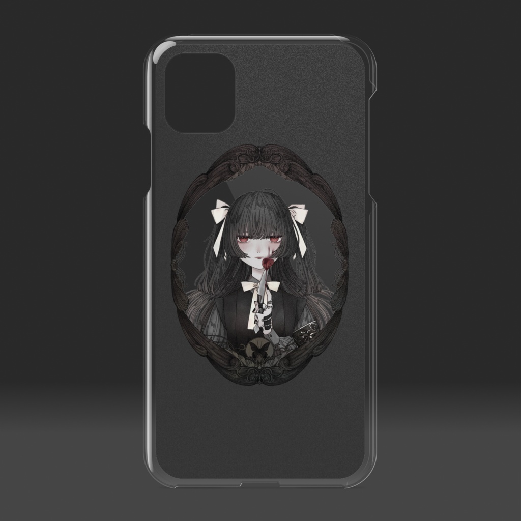 くろいiPhoneケース