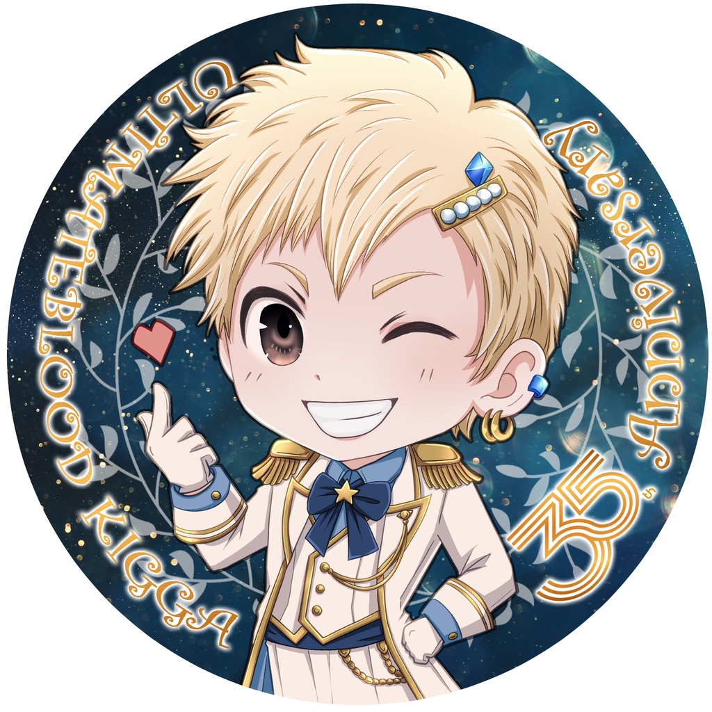 ULTIMATE BLOOD 35周年 アニバーサリー缶バッジ