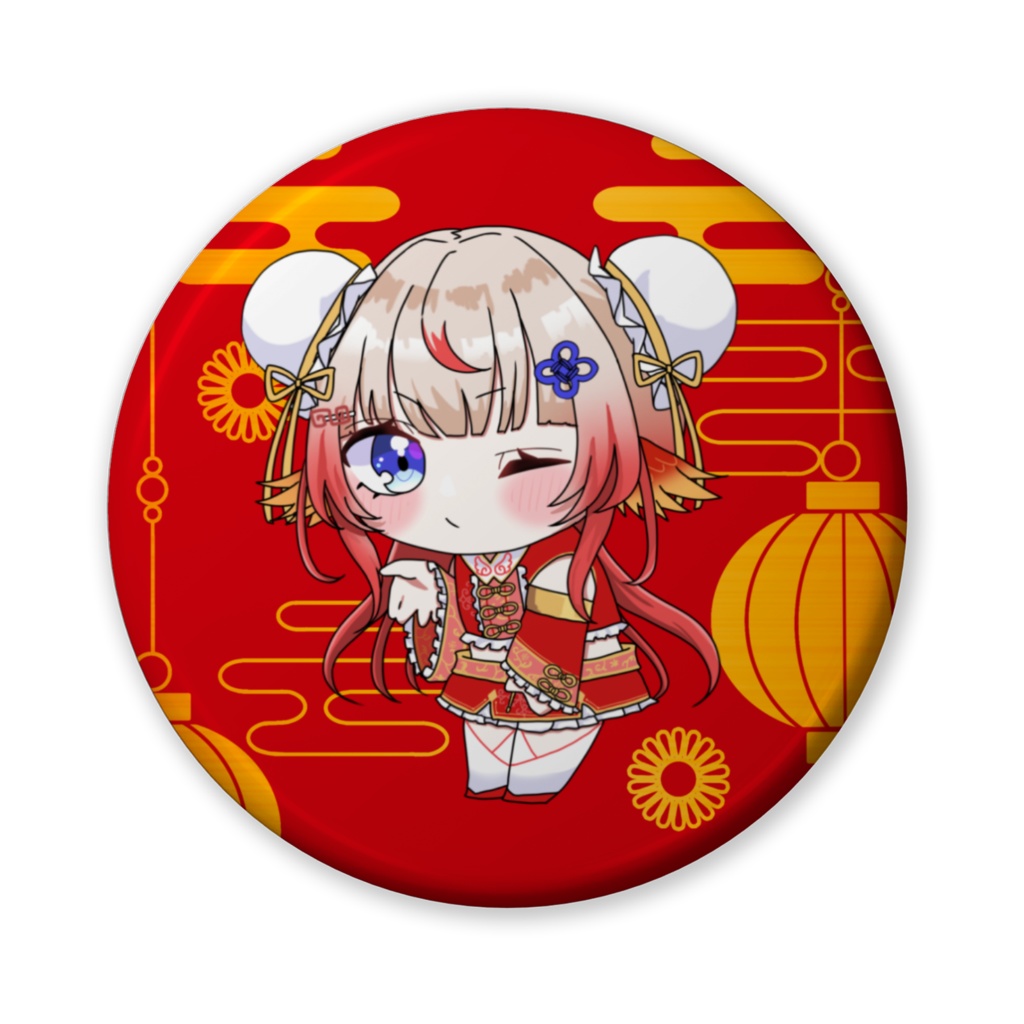 丹羽もな 缶バッジ ミニキャラver 【半年記念グッズ】