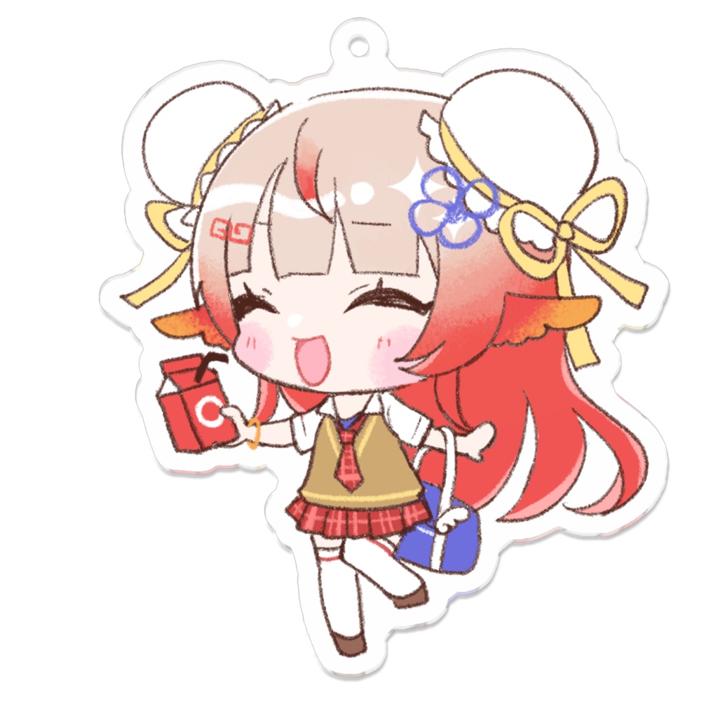 丹羽もな アクリルキーホルダー学生服Ver