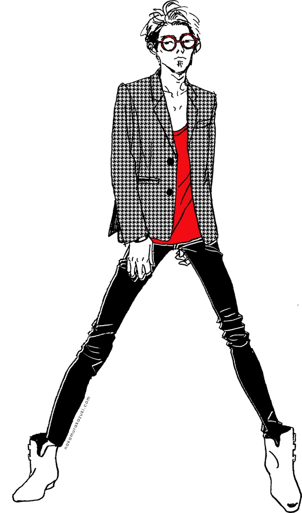 "Red" いけめんファッショニスタ モバイルバッテリー