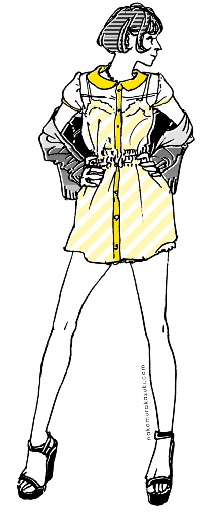 "Yellow" いけじょファッショニスタ モバイルバッテリー