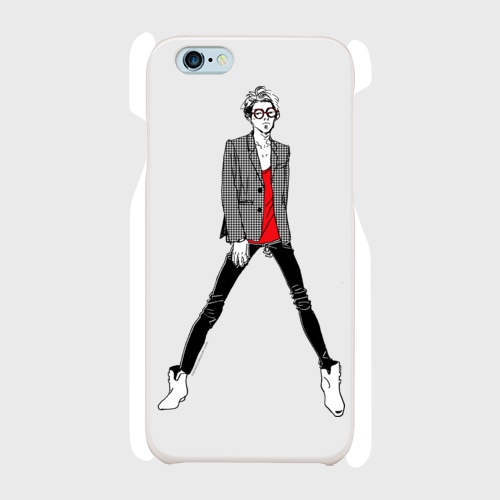"Red" いけめんファッショニスタ iPhone ケース