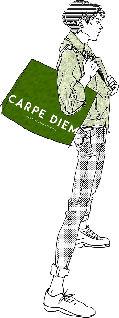 "Green" いけめんファッショニスタ モバイルバッテリー