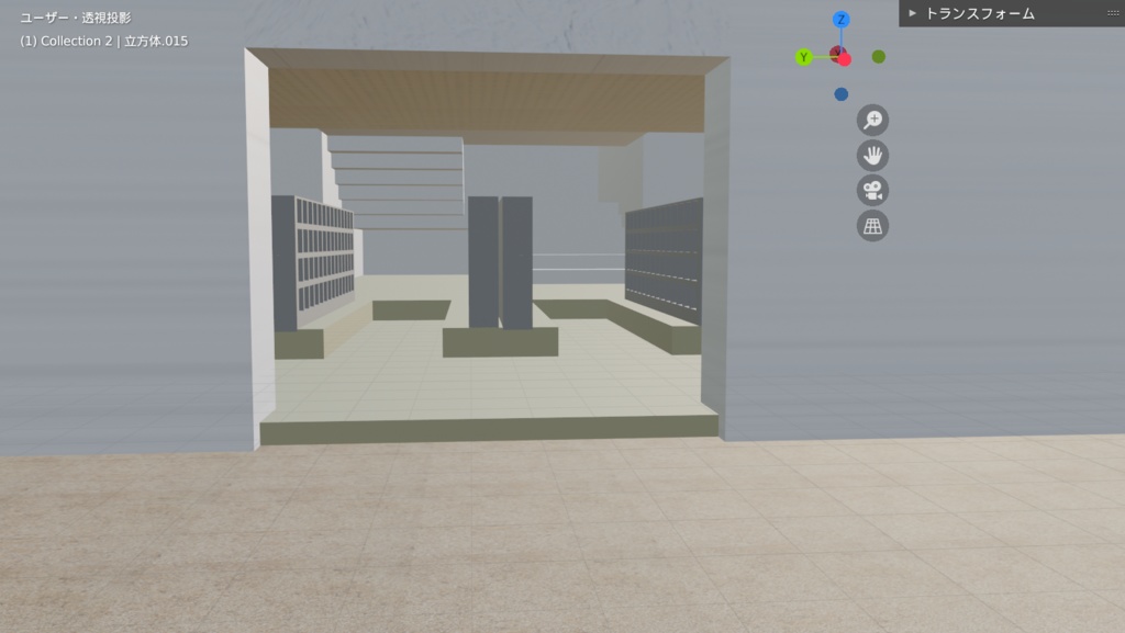 何でも使える　学校の校舎 3Dモデル　中身つき！