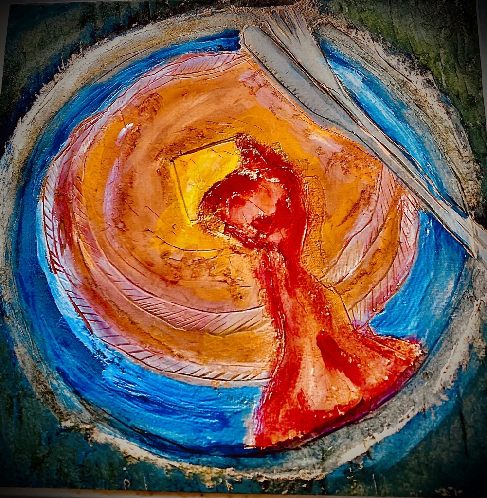 ホットケーキ（青）