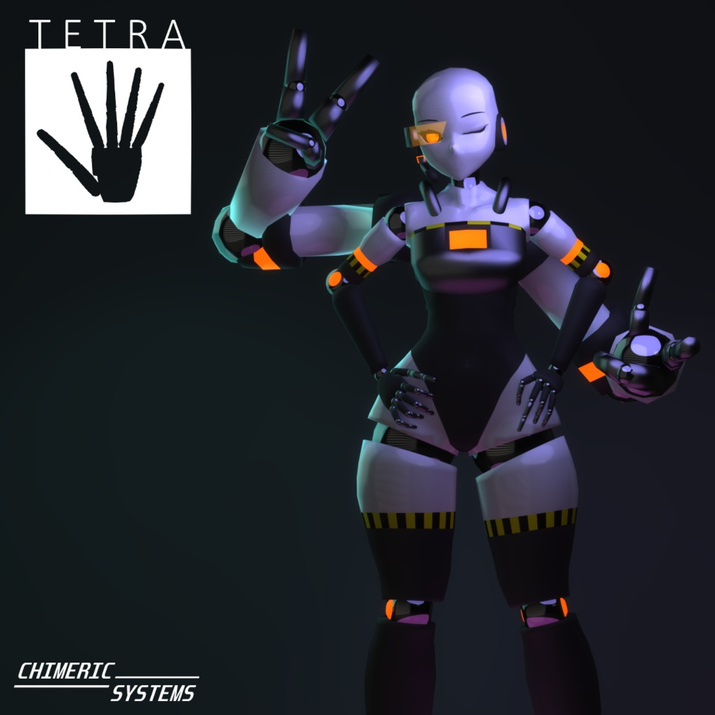 TETRA "Loader" Android Avatar [VRChat] [Original]