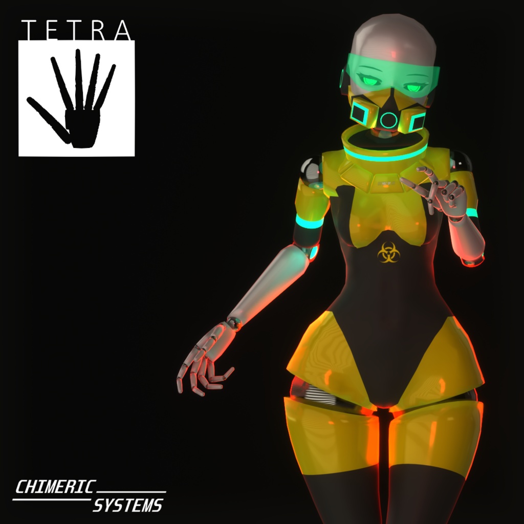 TETRA "Hazmat" Android Avatar [VRChat] [Original]