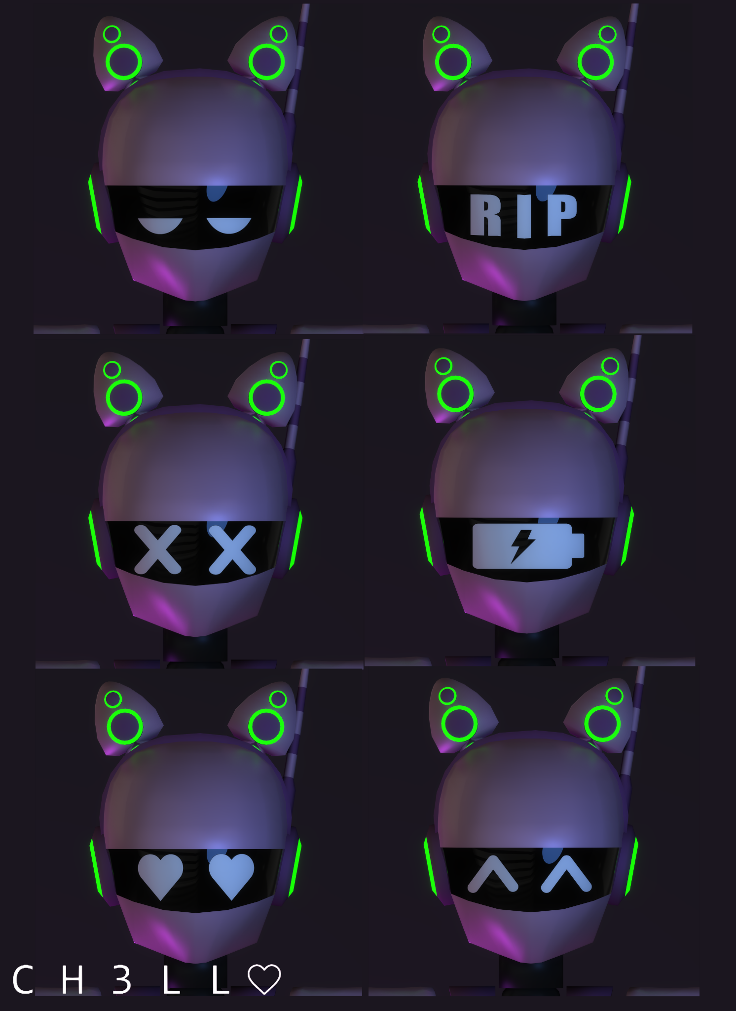 CH3LL [Avatar] [VRChat] [Original] - CHIMERIC SYSTEMS - BOOTH