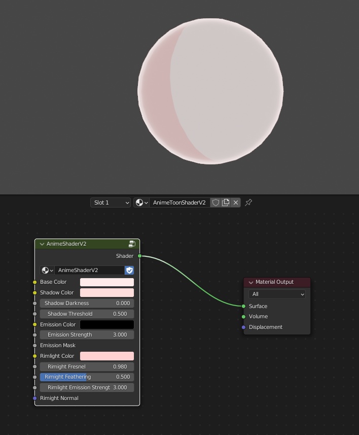 AnimeShaderV2 (Blender Shader)