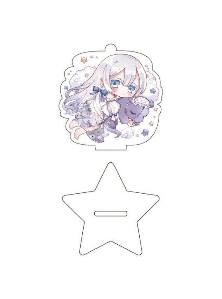 泡梦 サヨ   アクリルキーホルダー / 星型スタンド付き