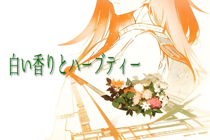 白い香りとハーブティー