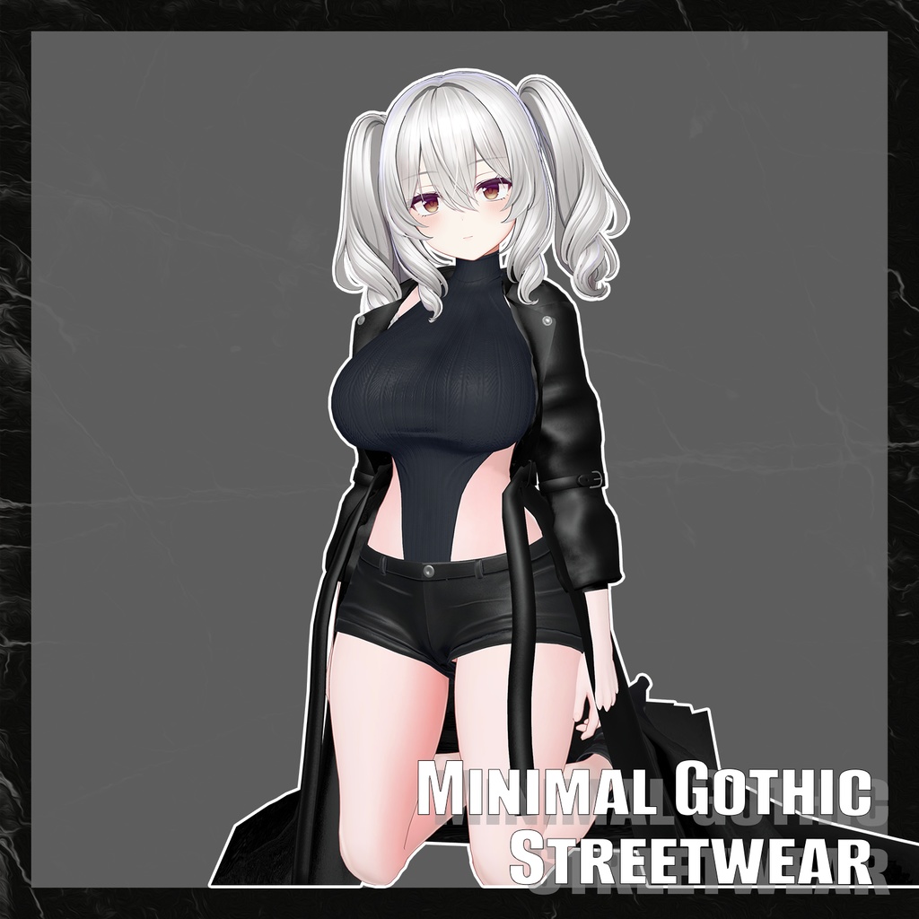 Minimal Godthic Streetwear 『3アバター対応』