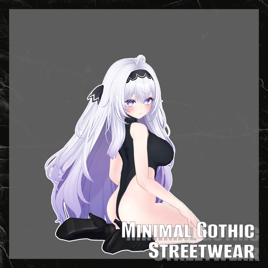 Minimal Godthic Streetwear 『3アバター対応』
