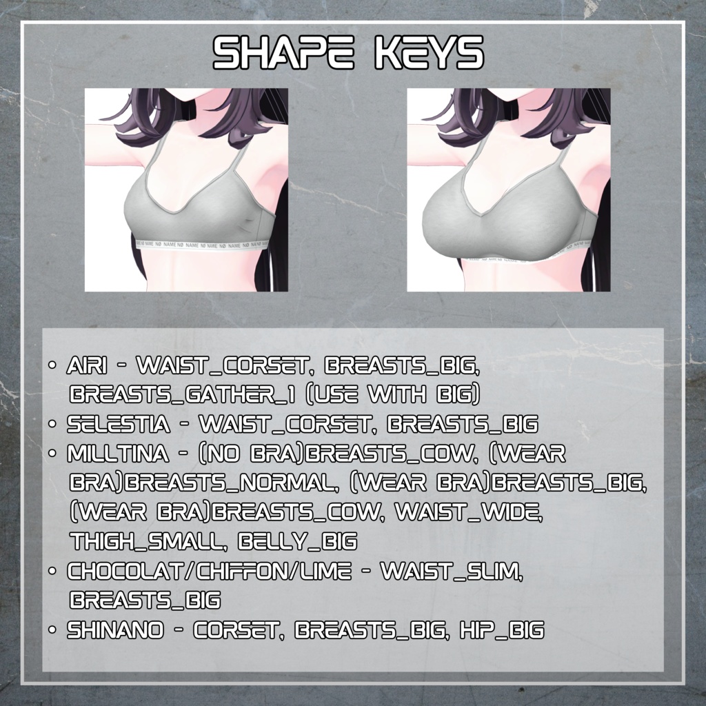 シンプルウェーブセット(Simple Wave Set)『7アバター対応』