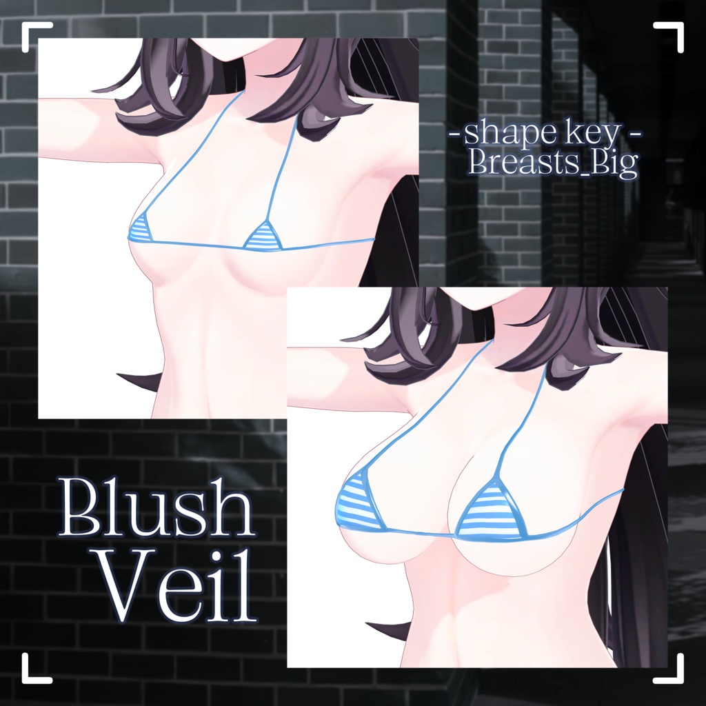 ブラッシュベール(Blush Veil)『8アバター対応』