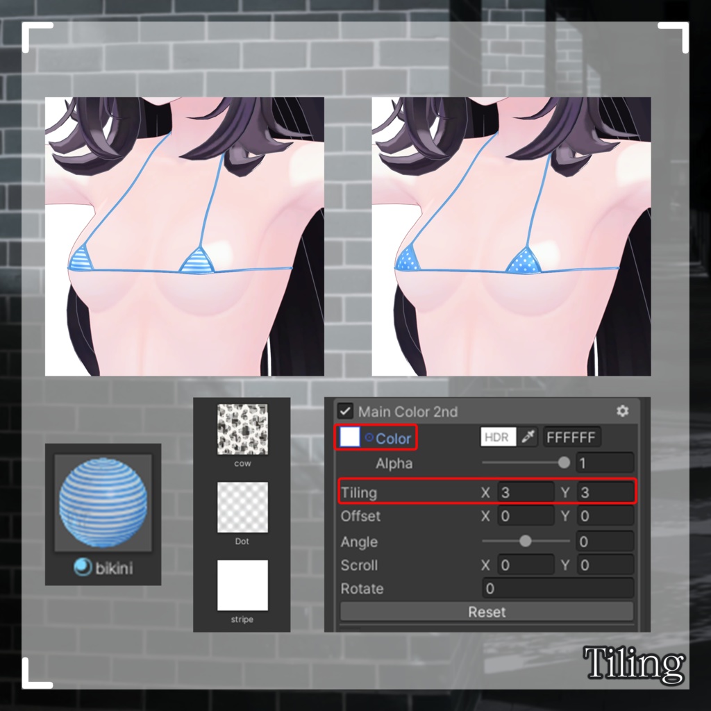 ブラッシュベール(Blush Veil)『8アバター対応』