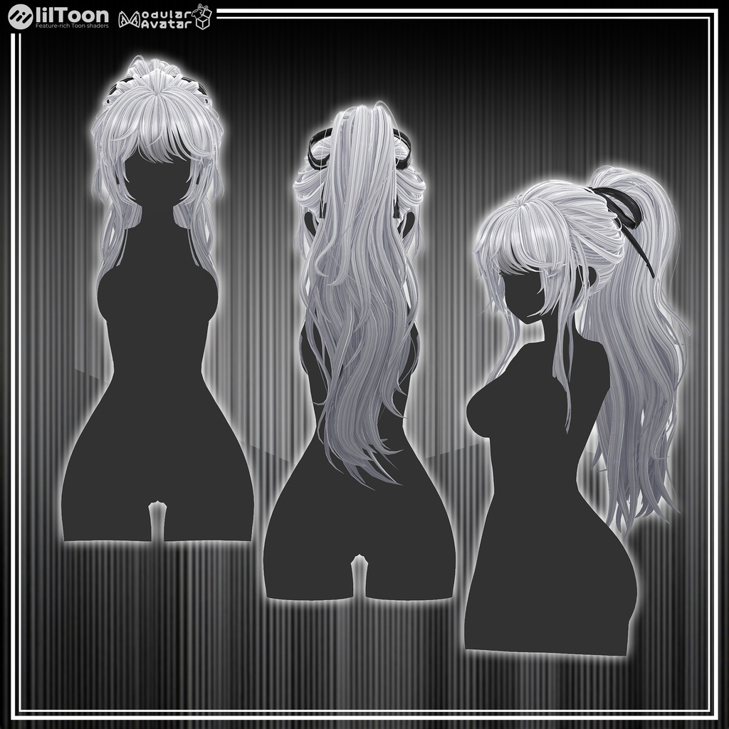 🎉『20% SALE』🎉PALE TRACE HAIR 『16アバター対応』